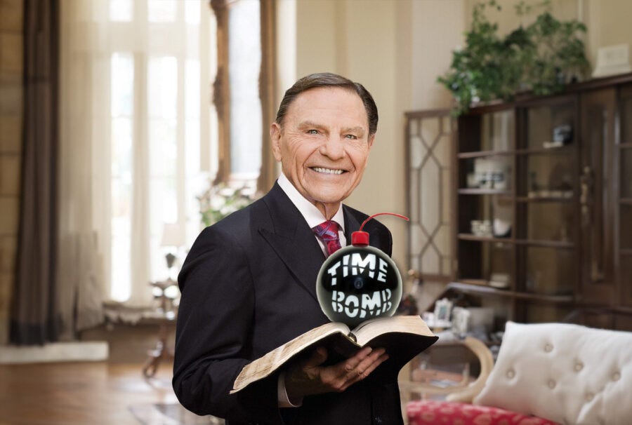 Arch-heretic Kenneth Copeland ‘When you don’t tithe, you’ve got a ticking time bomb in your pocket’