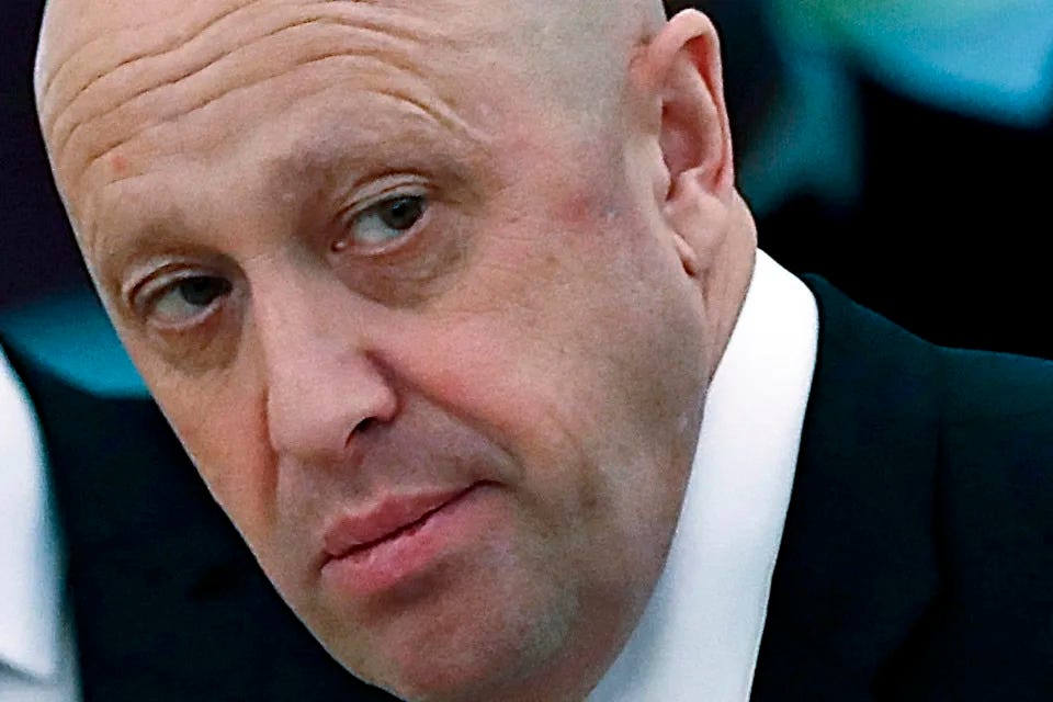 Mercenary chief Yevgeny Prigozhin dies in plane crash? 'Officials say jet crash in Russia kills 10. Wagner chief was on passenger list'; A private jet crashed over Russia on Wednesday, killing all 10