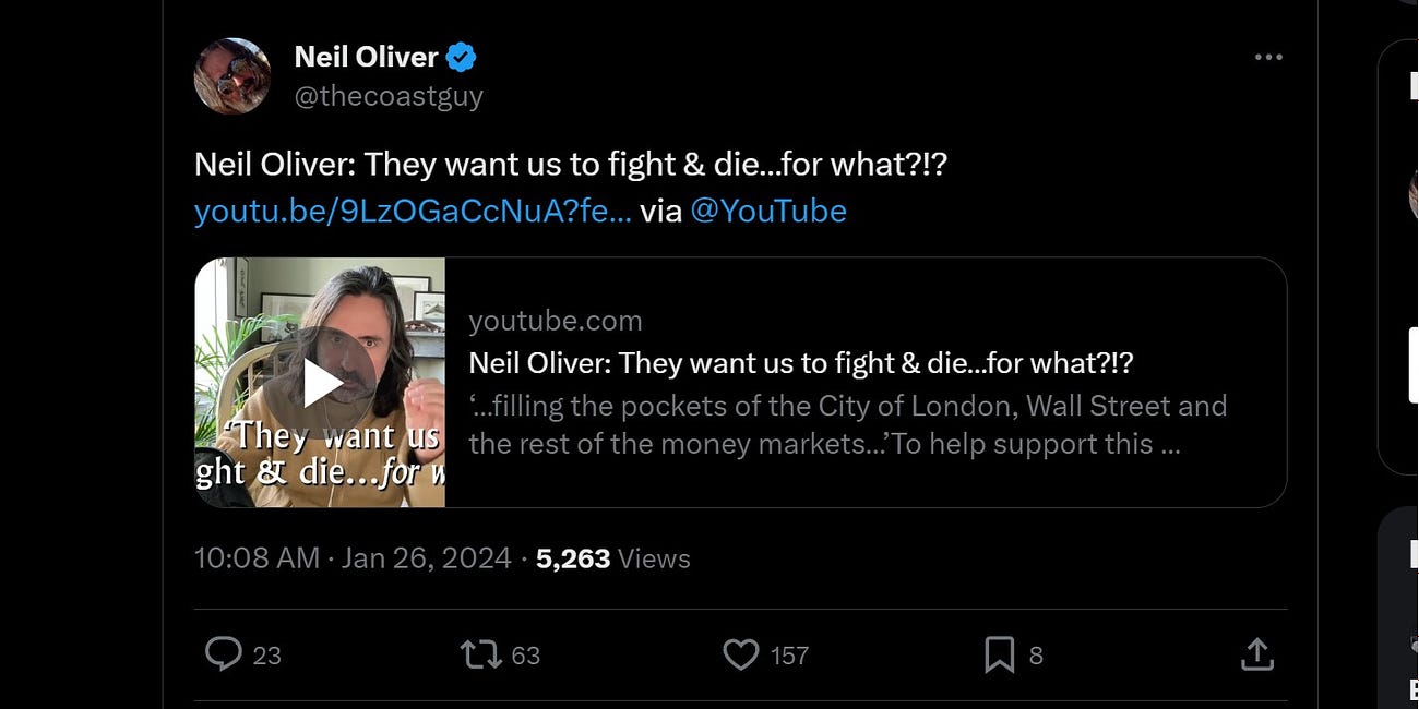 Neil Oliver Shows His Integrity Once More