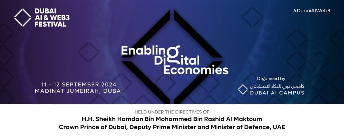 [Promotional Post] Dubai AI & Web3 Festival will bring together the brightest minds and most influential figures in the tech world