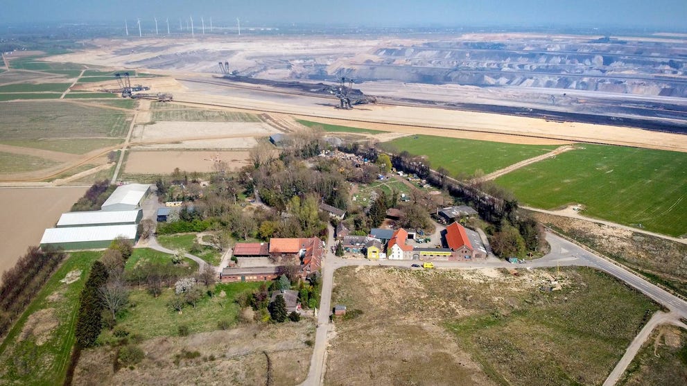 As Germans Close Last Nuclear Facilities, They Dismantle Wind Farm To Allow For Expansion of Coal Mine, EVICTING Residents of a Town and DEMOLISHING It