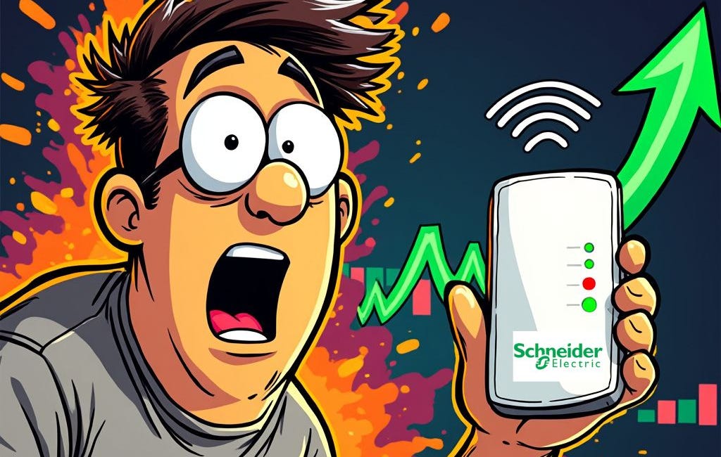 Schneider Electric : Quand tes actions font plus de +33 % que ton Wi-Fi à la maison !