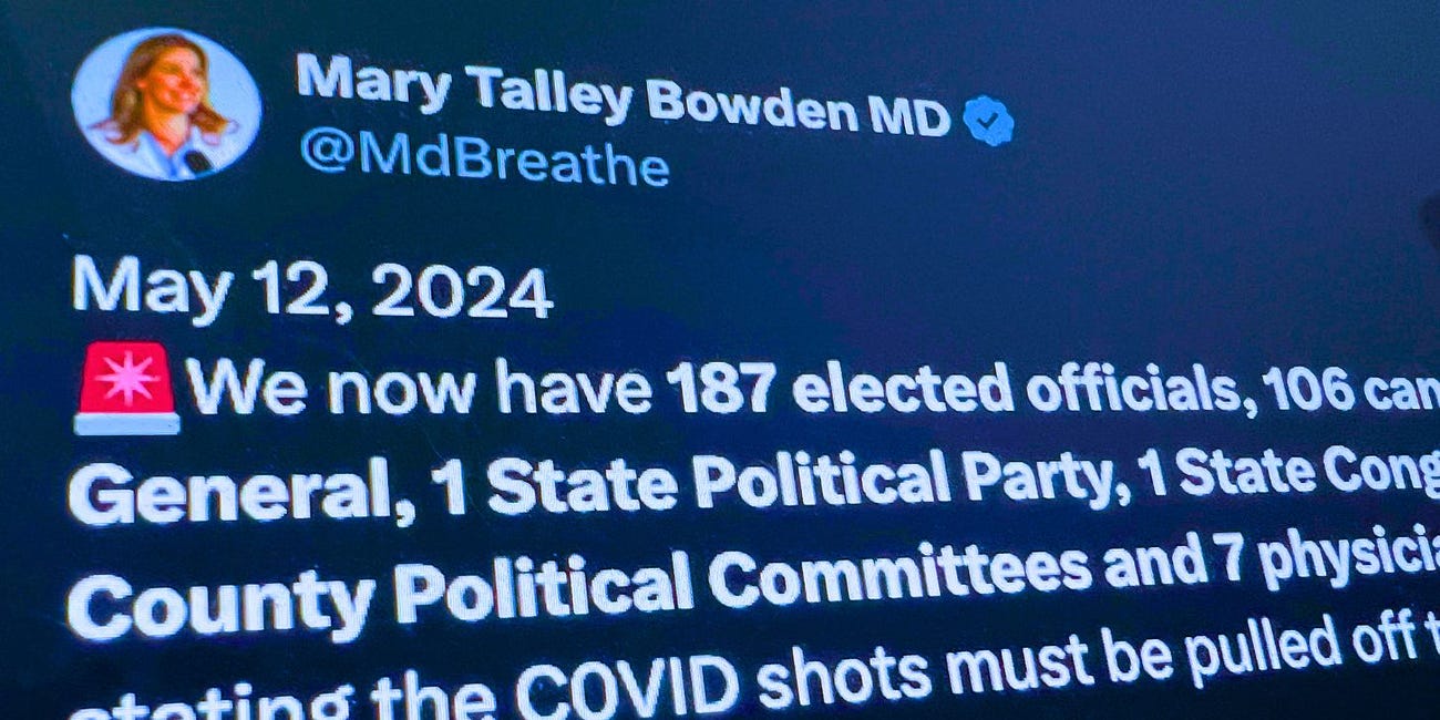 Thousands of Doctors, Hundreds of Political Figures Demand COVID Shots Pulled Off Market, Pledge to Deny Big Pharma Donations: Dr. Mary Talley Bowden with 'Americans for Health Freedom'