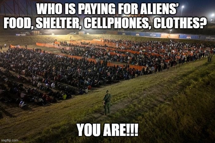 Who Is Paying For Aliens’ Food, Shelter, Cellphones, Clothes? 