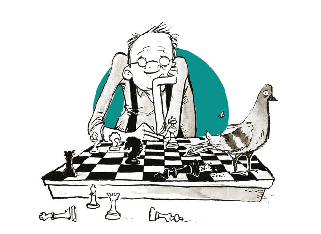 🗽Your Shout #1: The Chess Pigeon of Washington Square Park