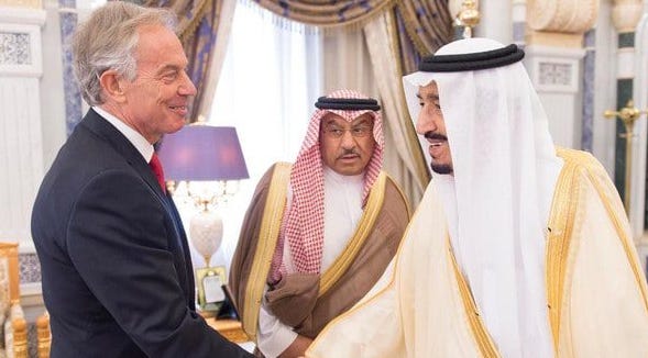 Blair - Mohammed Bin Salman Affairs, and How Blair's Connection in several Mega Cities