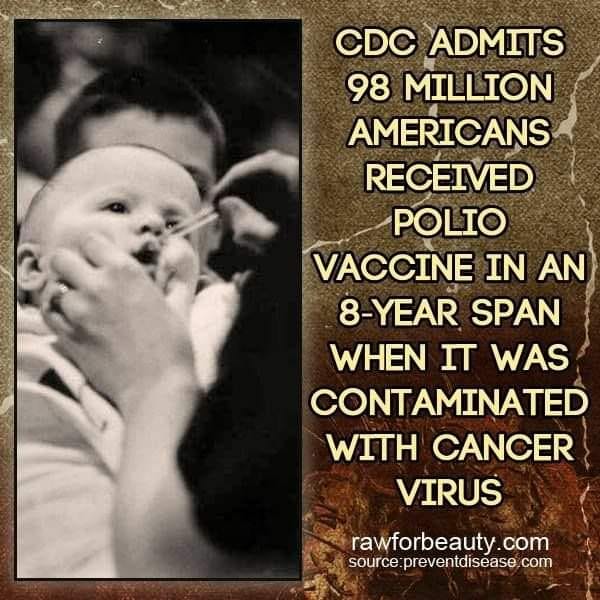 The PSYOP-19 DEATHVAX™ & Legacy Polio Vaccines Share The Same Cancer Causing Polyomavirus SV40 "Contaminant"