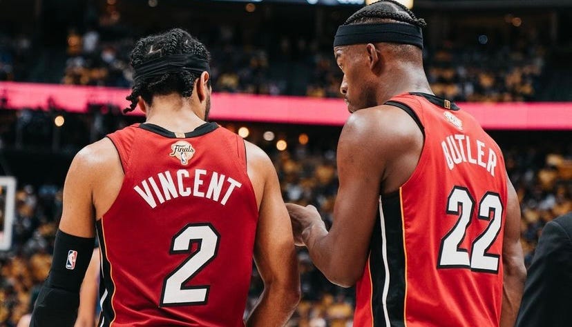 Gabe Vincent making a name for himself in the NBA Finals