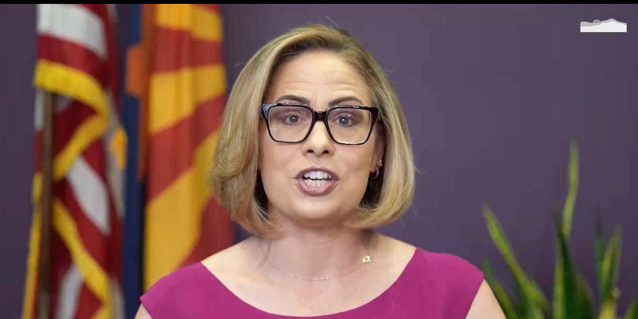 The Kyrsten Sinema Party Is Over