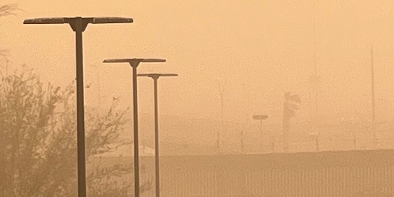 Reporter’s Notebook: Walking to Mexico in a Dust Storm