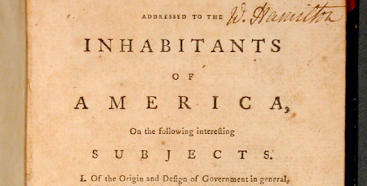 ‘It Was Time for Every Man to Stir’: Thomas Paine’s Common Sense