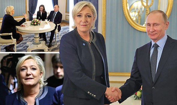 42 Times Marine Le Pen Was Just Vladimir Putin in a Wig and Dress