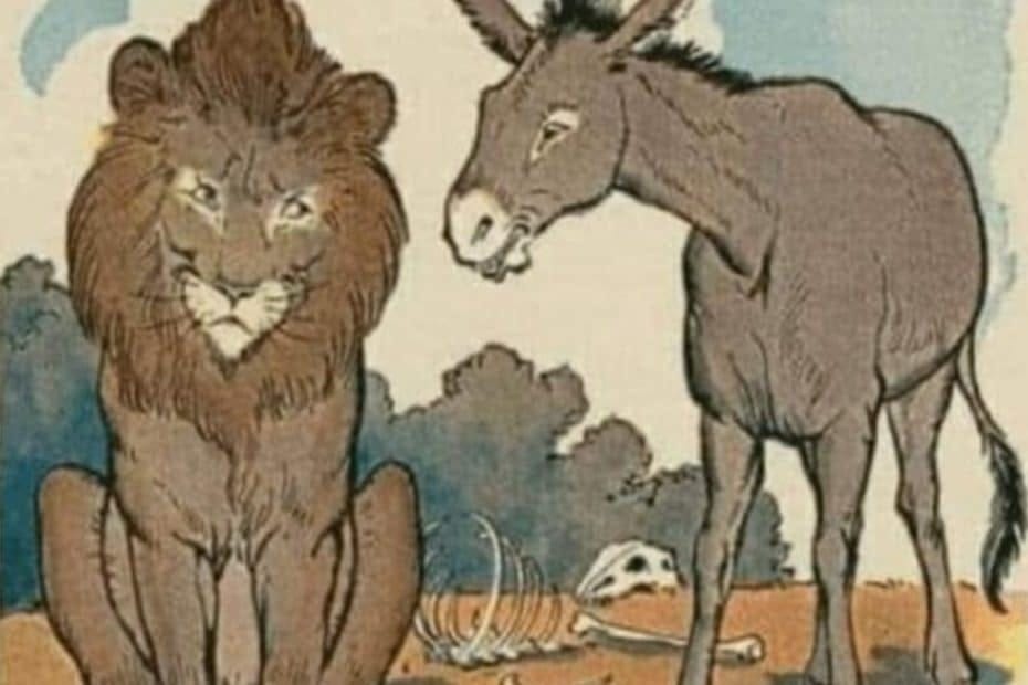 The parable of, "The Donkey and The Tiger"