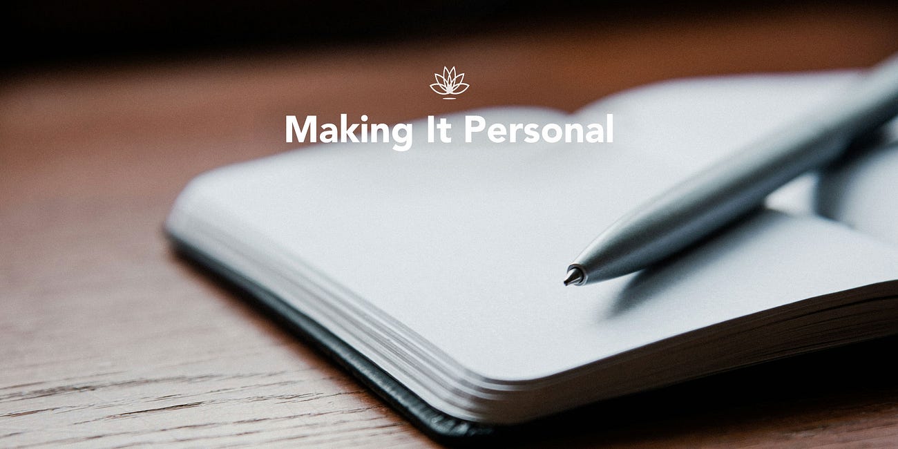 Making it Personal