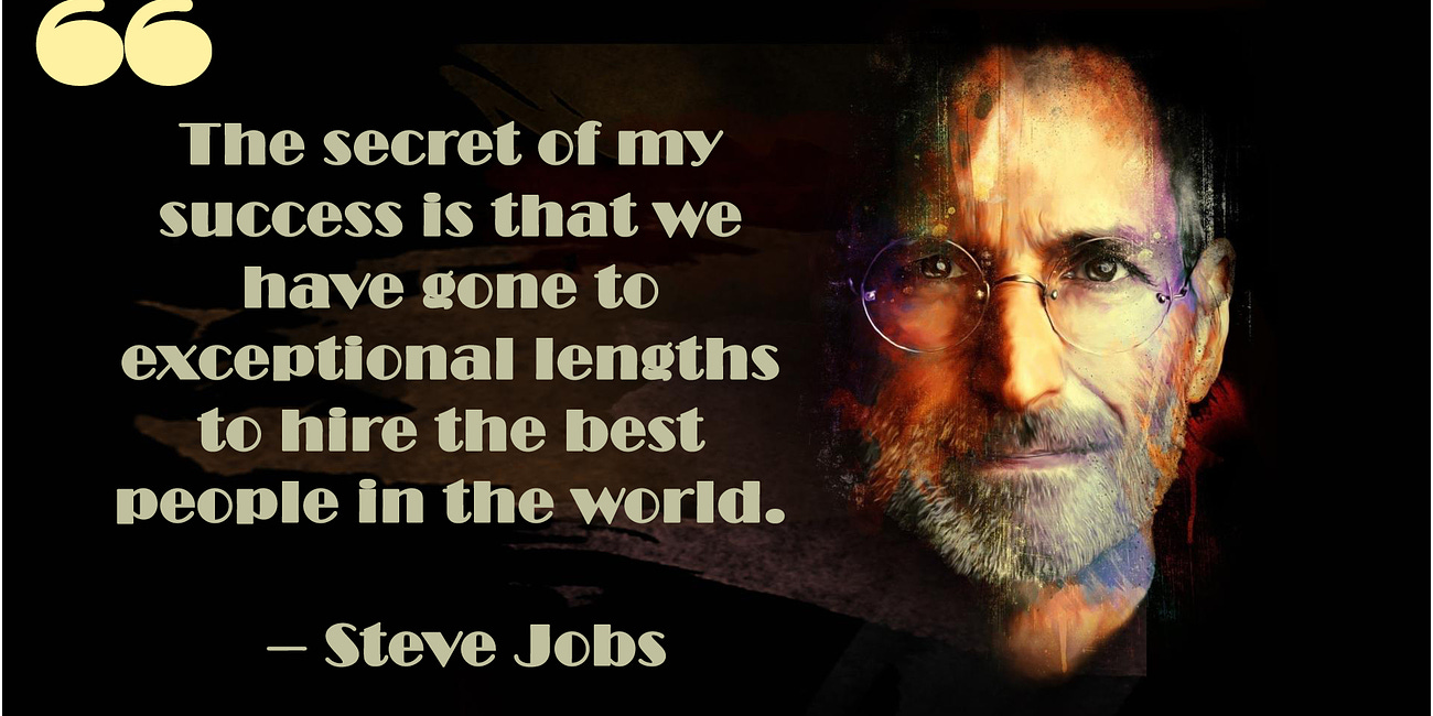 Steve Jobs' secret to success
