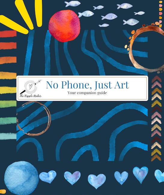 Day 5: No Phone, Just Art Valentine Edition