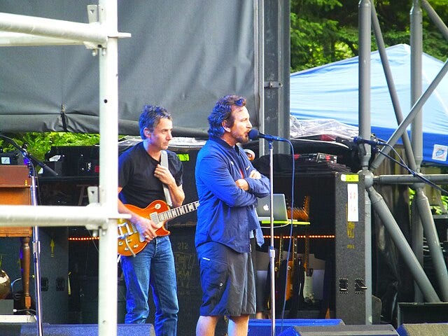 Pearl Jam's Eddie Vedder Kicks Harrison Butker's ... uh ... 