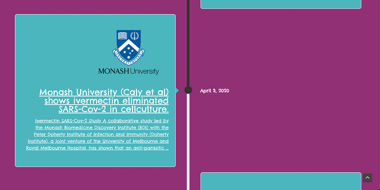 Moderna University, who spawned your Ivermectin Good narrative, oddly aligns EXACTLY with FLCCC in hoping to protect you from the same three *viral diseases