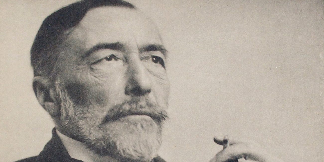 Joseph Conrad: No Faltering, No Shame, No Regret