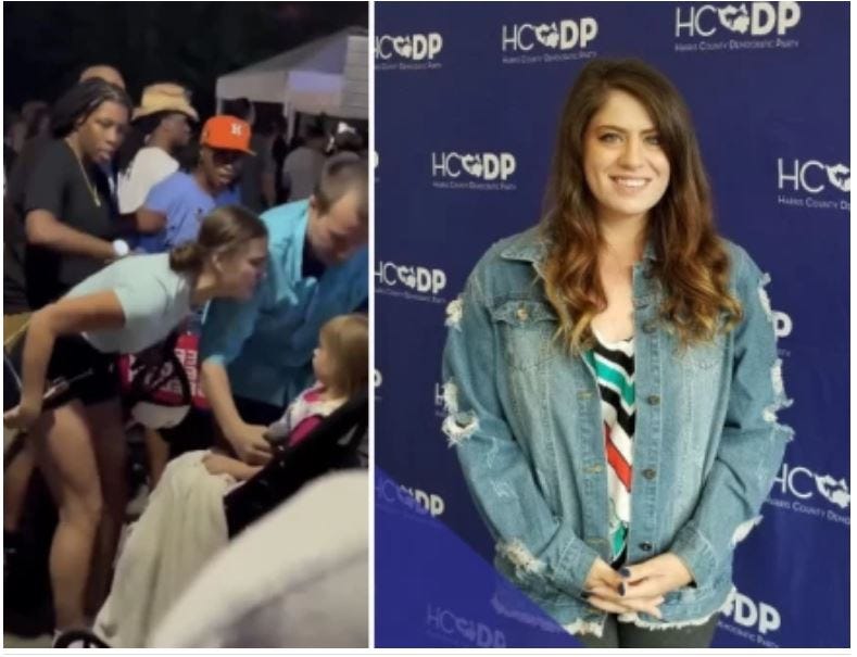 "Journalists" Accuse Wrong Woman of Yelling at Child at Houston Harris Rally