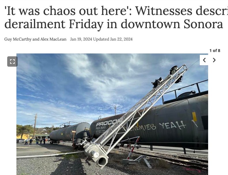 Part 1: Cloud seeding & a train derailment. 