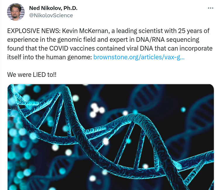 EXPLOSIVE NEWS: COVID Vaccines Contained Viral DNA That Can Incorporate Itself Into the Human Genome