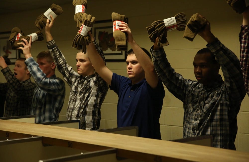 Corpsman recommends masturbating into clean, dry socks