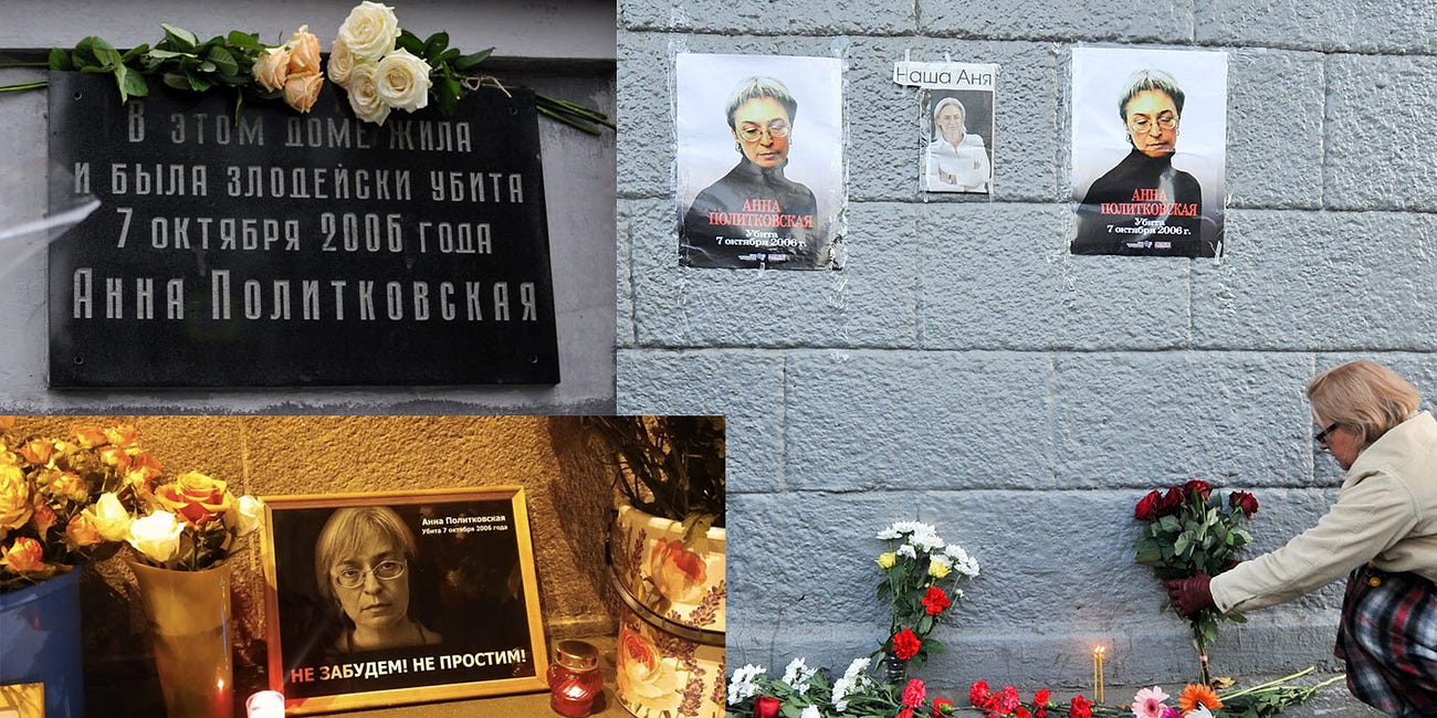 Kremlin vs. Citizens: Eventi un anno dopo l'omicidio di Anna Politkovskaya