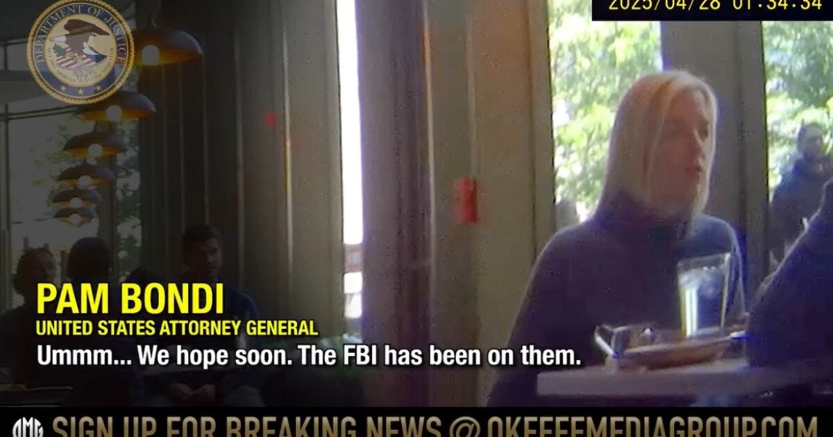 OMG: Pam Bondi Was Covertly Recorded Revealing Previously Undisclosed Information About Epstein