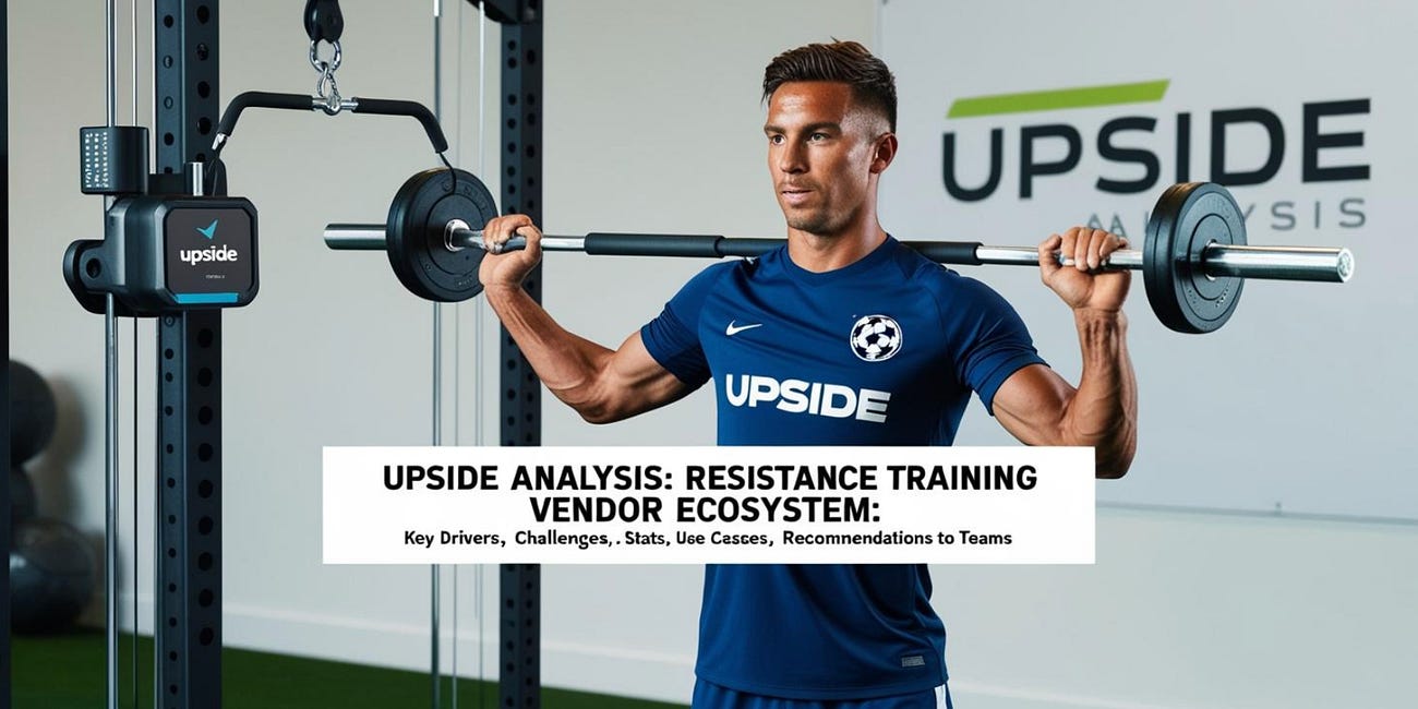 🏋️ Upside Analysis: Resistance Training Vendor Ecosystem: Key Drivers, Challenges, Stats, Use Cases, Vendors, Recommendations to Teams