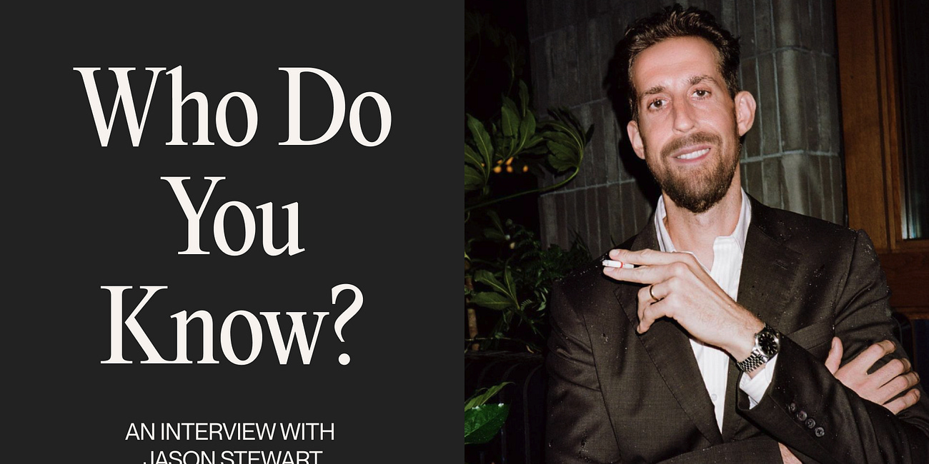 Why is Jason Stewart on Substack? To Make Money, Duh. 