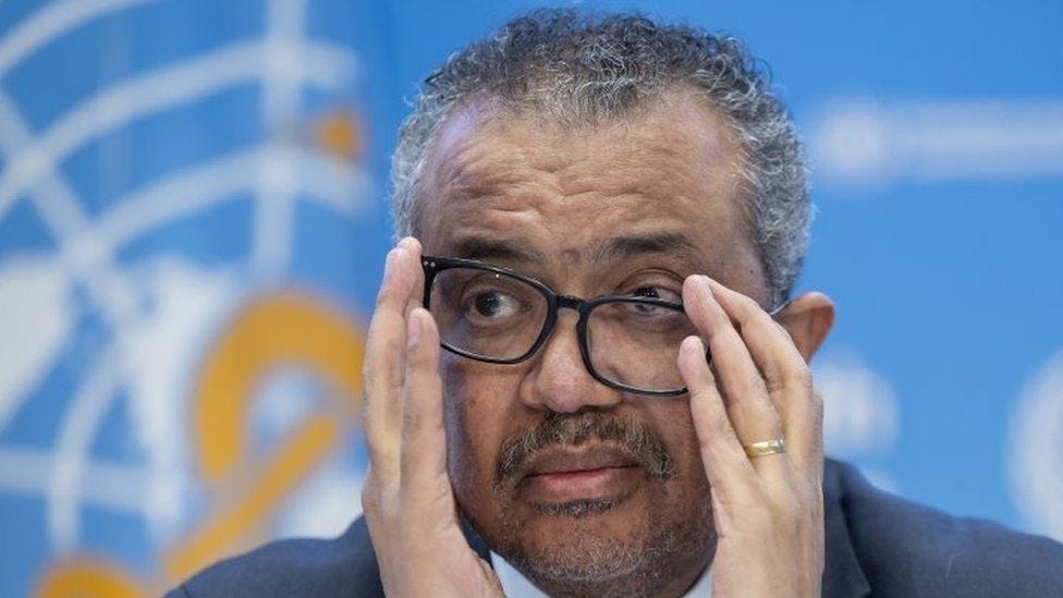 3 Days Until W.H.O. 76th WHA! The WHO Director General Tedros Is Doomed To Fail In The Nuremberg Code and Ethical Violations Charges We Filed September 30th, 2022.