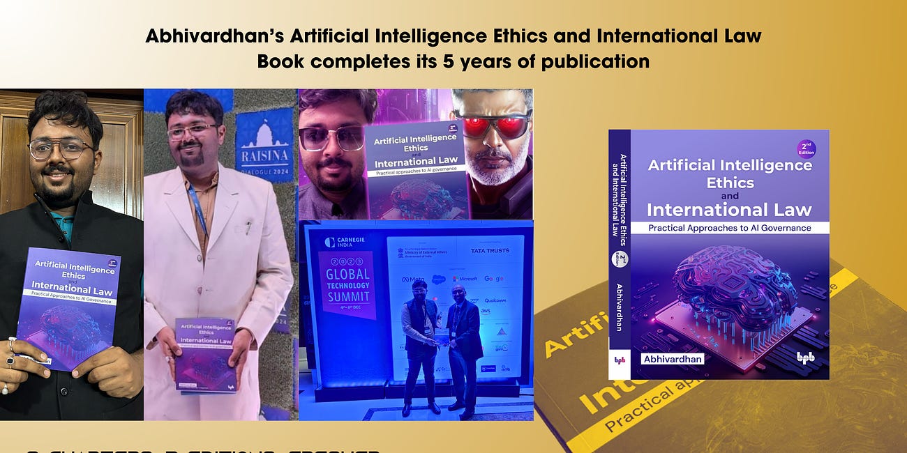 My AI & Law Book completes 5 years of publication