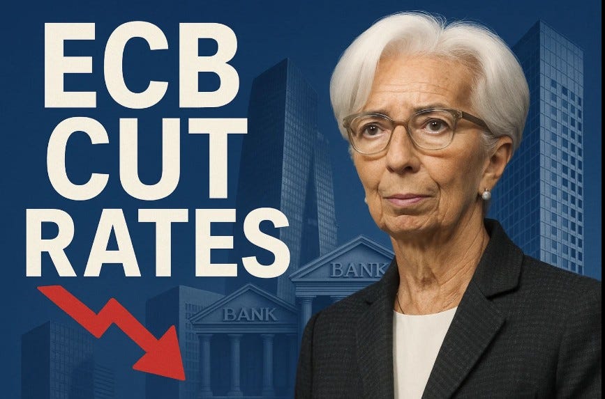 BCE ottavo taglio ai tassi