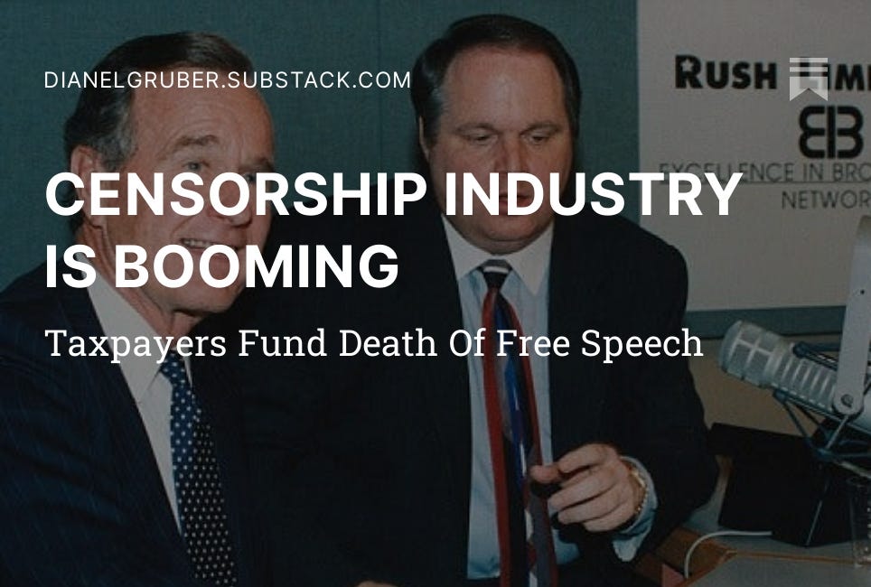 CENSORSHIP INDUSTRY IS BOOMING