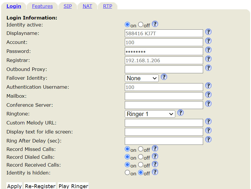 TechNote: Configuring a SIP phone for AllStarLink 3