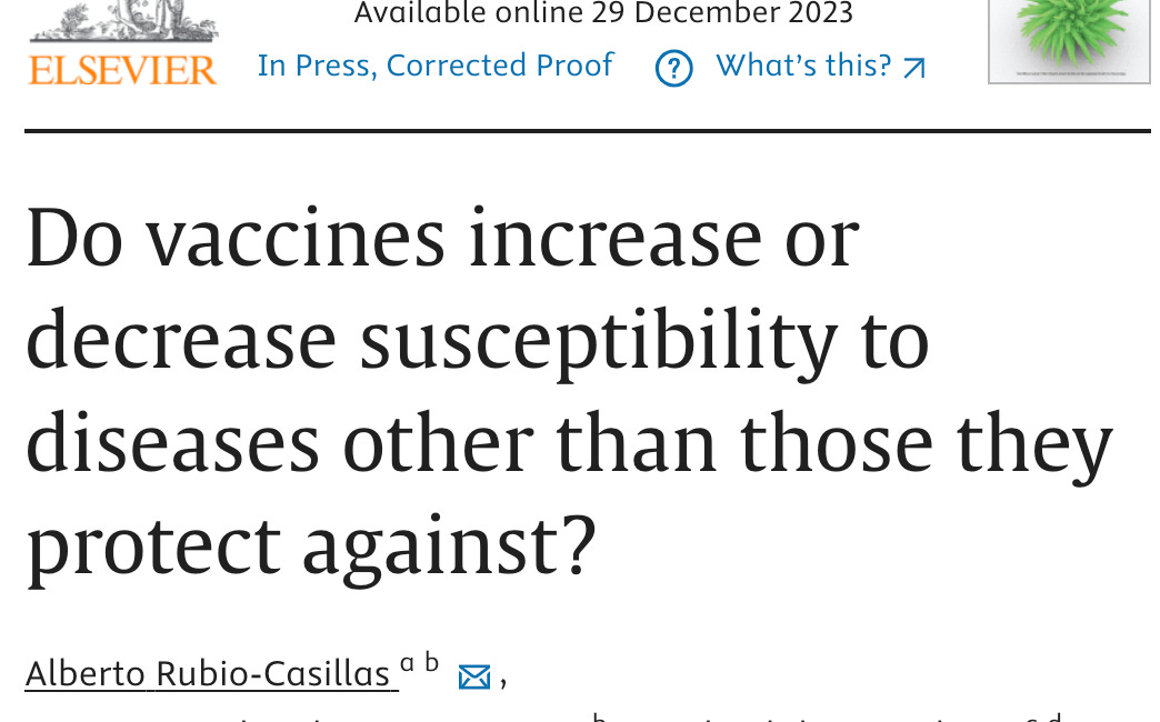 Do vaccines increase or decrease susceptibility to diseases other than those they protect against?