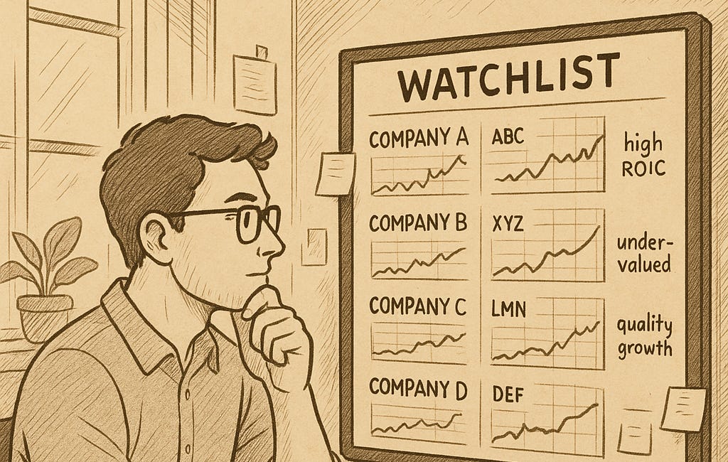 Las empresas de mi watchlist