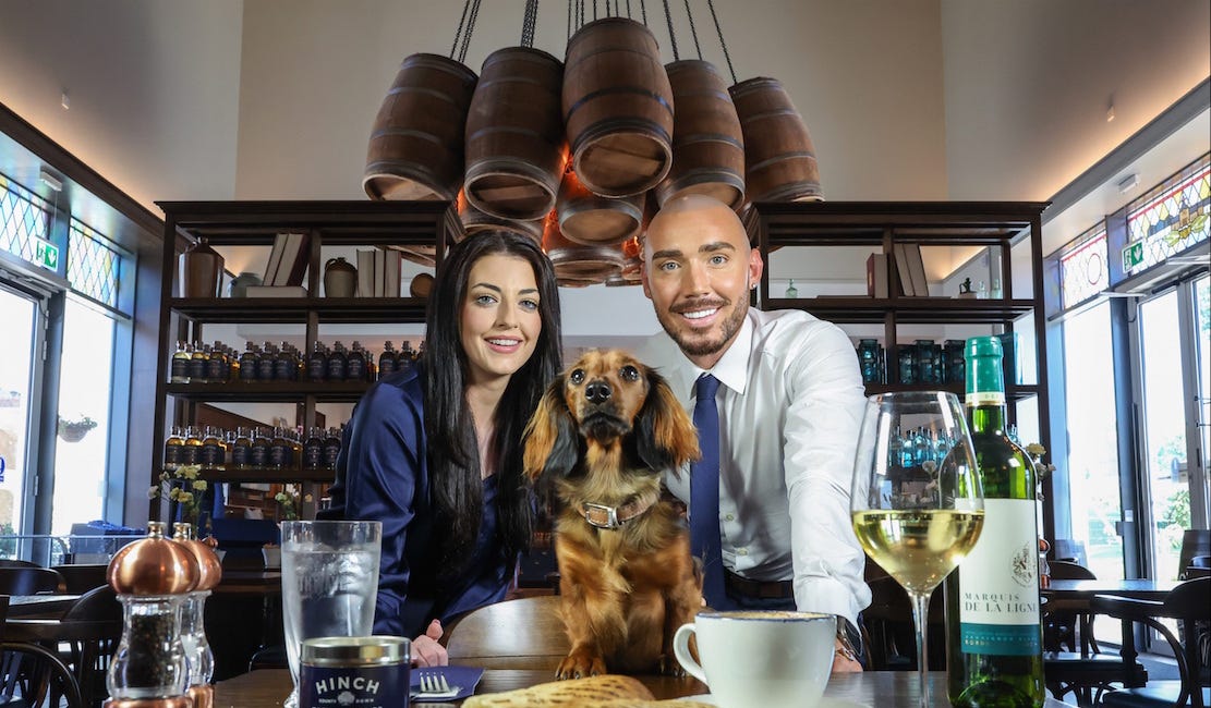 Hinch Distillery introduces a dog-friendly cafe