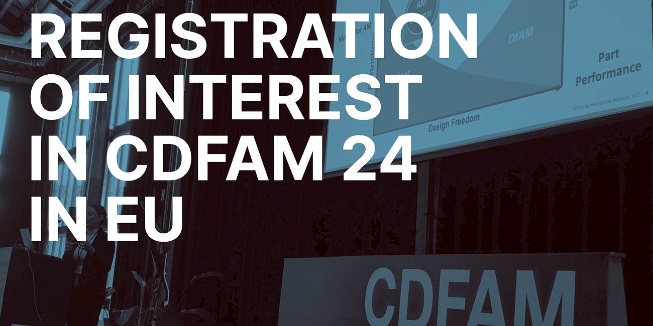 Registration of Interest in CDFAM 24 in Europe 