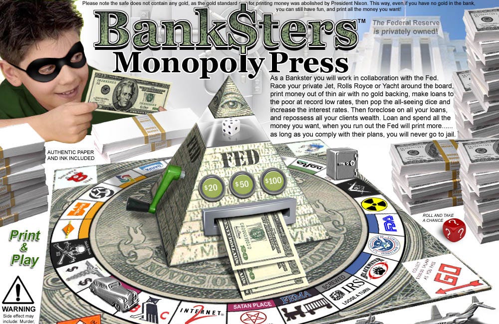 The Private Federal Reserve and Theft of Fractional Reserve Banking