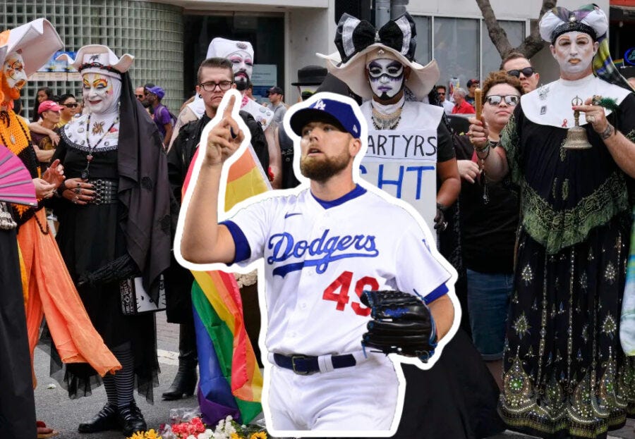 Dodgers Pitcher Condemns Team For Honoring Drag Queen Nuns ‘God Cannot be Mocked’