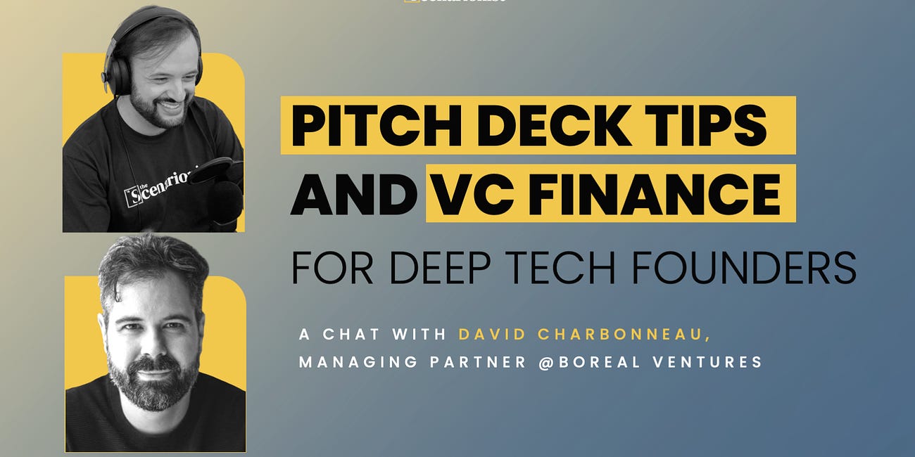 Pitch Deck Tips and VC Finance for Deep Tech Founders | Deep Tech Catalyst