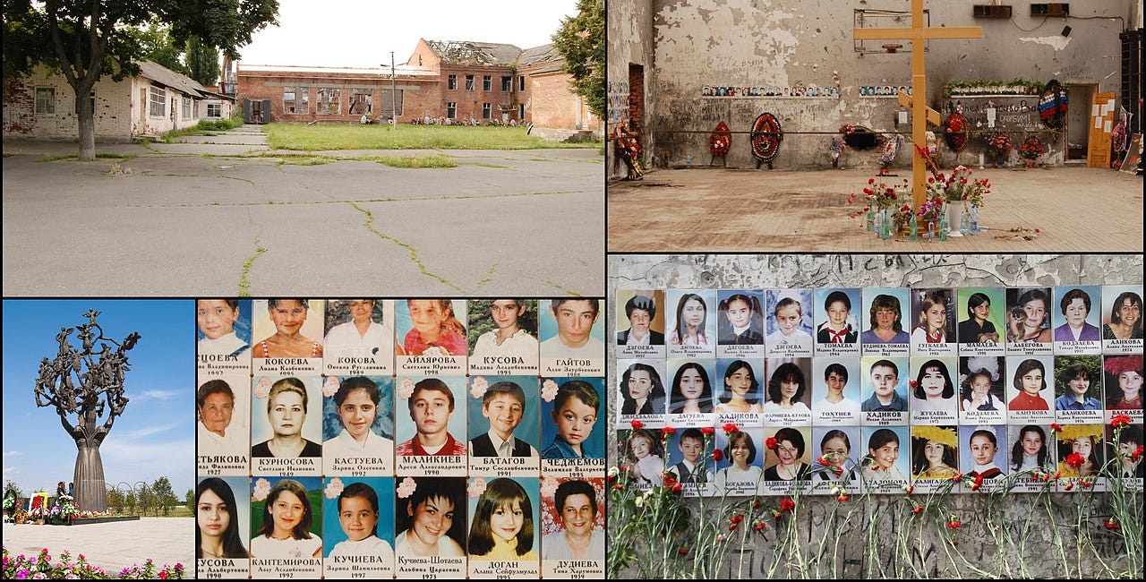 1 settembre 2004. La tragedia di Beslan. 
