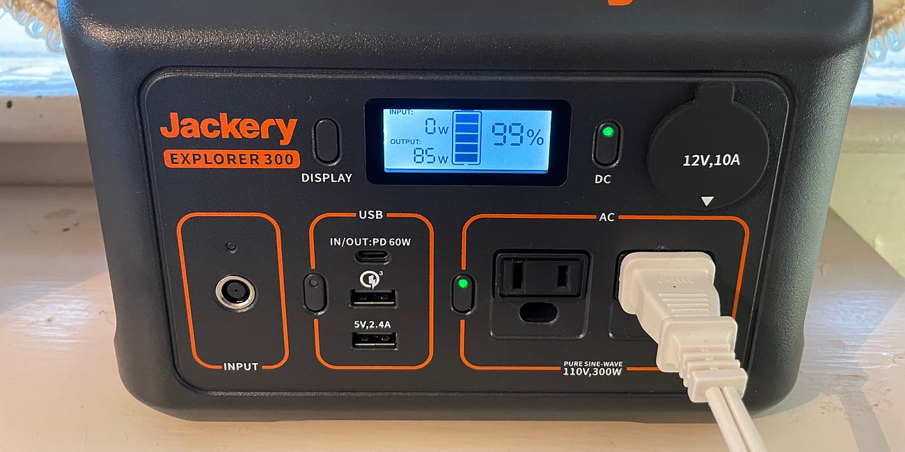 Powering an electric blanket from a battery & inverter