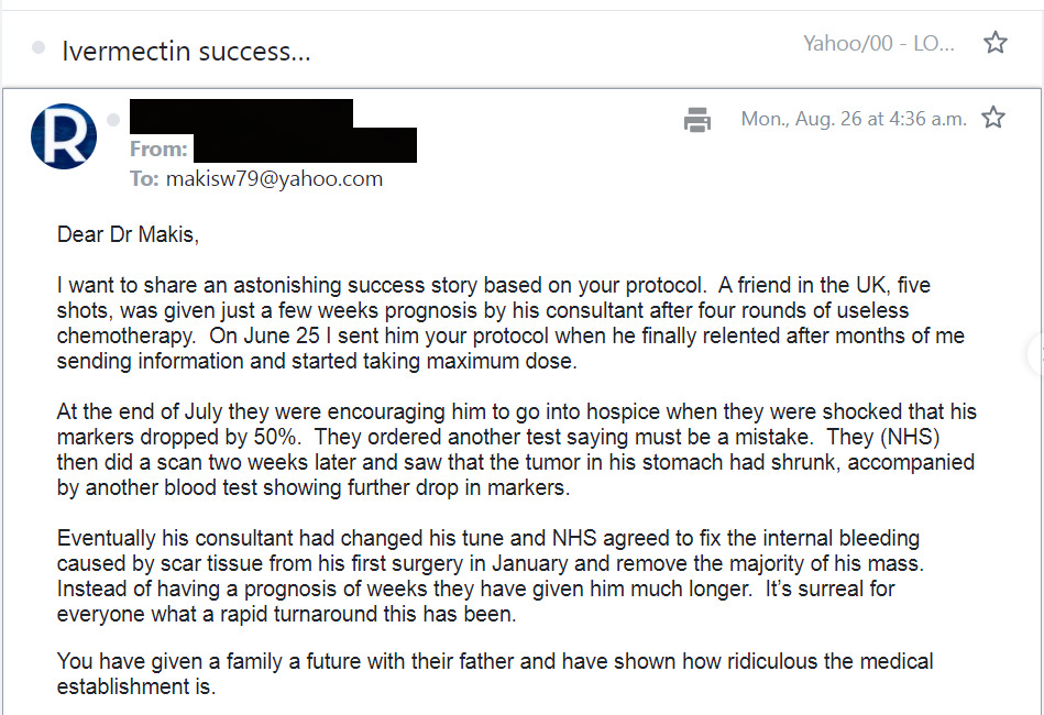 IVERMECTIN TESTIMONIAL from UK Aug.26, 2024 +++ Arthritis, Inflammation, Age Spots, Plaque Psoriasis & STAGE 4 CANCER CURED