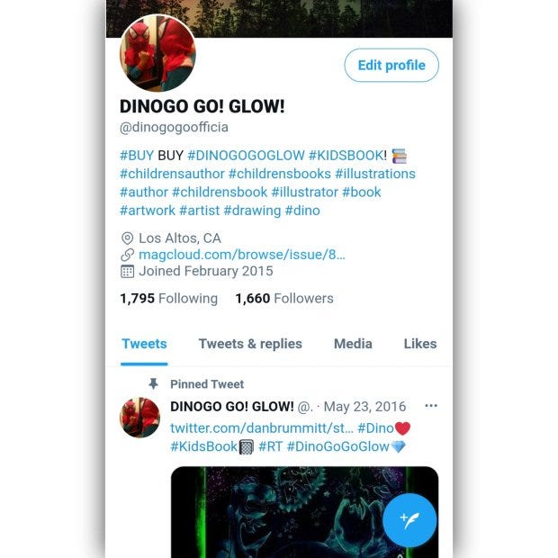 #Caught Twitter hiding my pinned when viewing from other accounts. It’s okay, I’m not mad about it. 🤣🤦‍♂️ Please #RT @dinogogoofficia