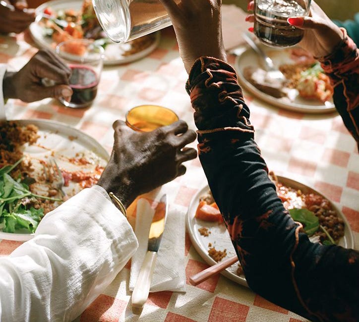 Sunday Dinner: setting the table for expansion. 