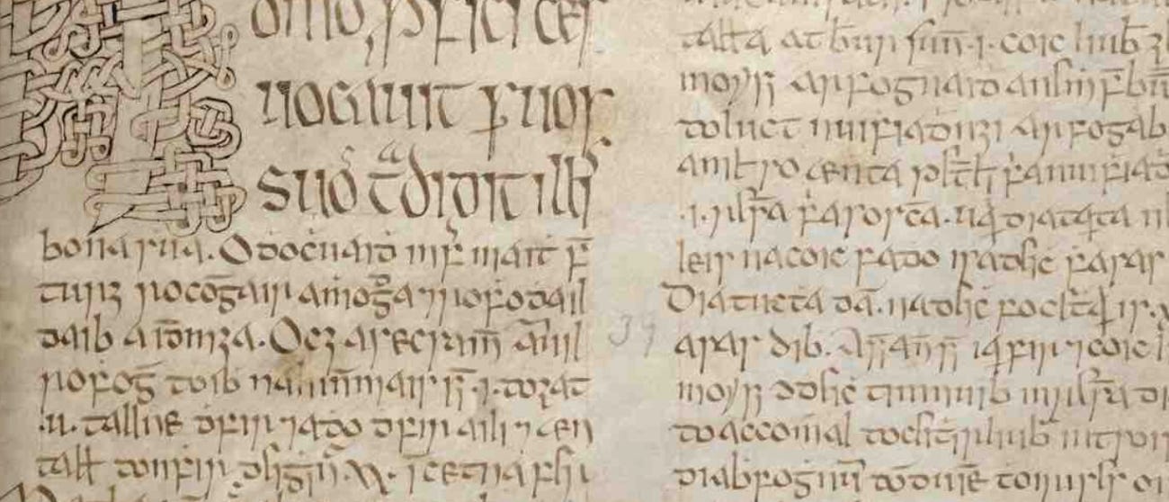 Two 15th Century manuscripts written in Cork, side-by-side in The Glucksman 