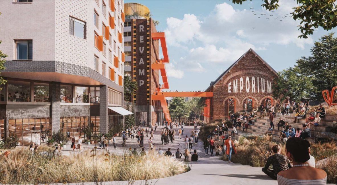 Development hailed as biggest transformation of town’s centre since ‘great fire’ has likely ‘considerable viability and funding gap’ 